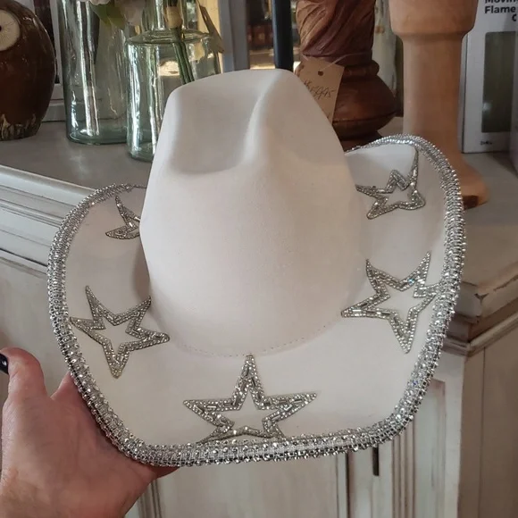 Bling Bling Star Cowgirl Hat - Picture 1 of 5